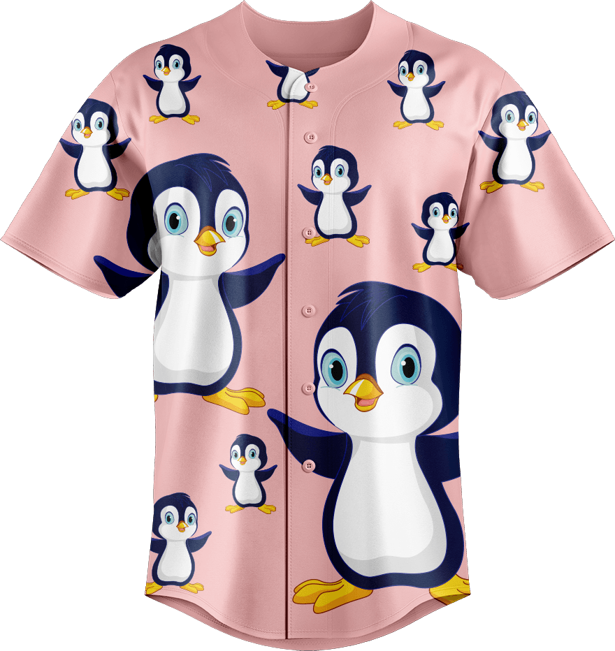 Pranksta Penguin Baseball Jerseys