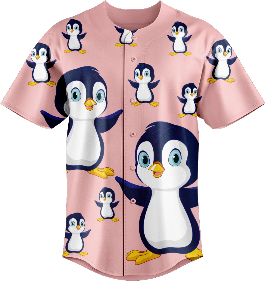 Pranksta Penguin Baseball Jerseys - fungear.com.au