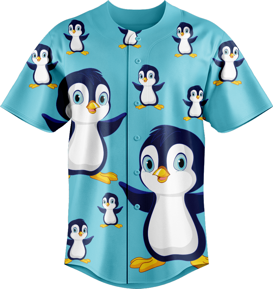 Pranksta Penguin Baseball Jerseys - fungear.com.au