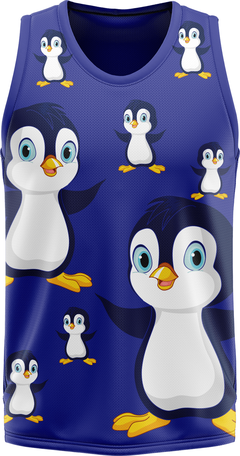 Pranksta Penguin Basketball Jersey - fungear.com.au