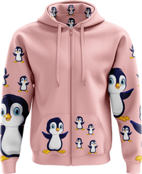 Pranksta Penguin Full Zip Hoodies Jacket 4