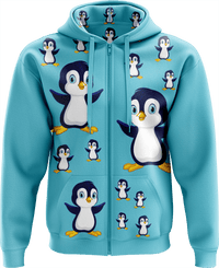 Pranksta Penguin Full Zip Hoodies Jacket 5