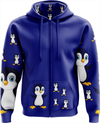 Pranksta Penguin Full Zip Hoodies Jacket 3