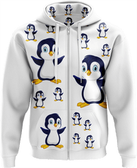 Pranksta Penguin Full Zip Hoodies Jacket 8