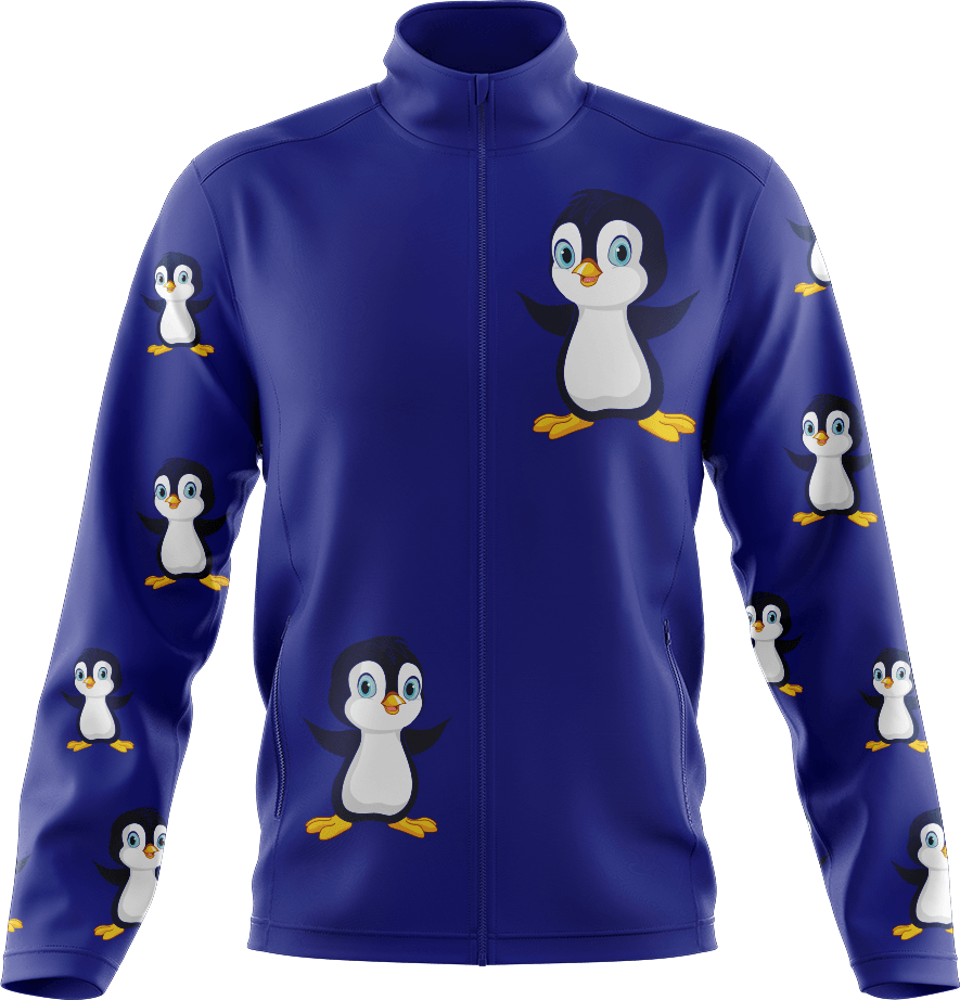 Pranksta Penguin Full Zip Track Jacket - fungear.com.au