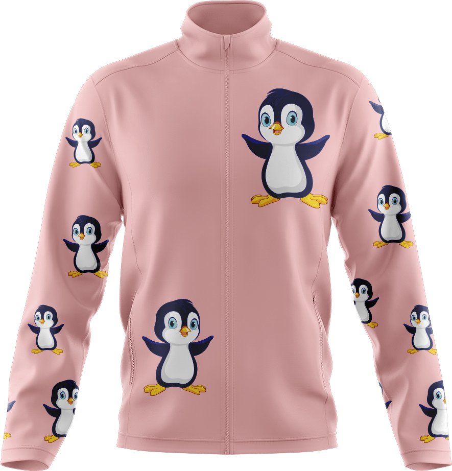 Pranksta Penguin Full Zip Track Jacket - fungear.com.au