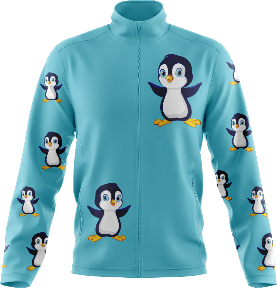 Pranksta Penguin Full Zip Track Jacket - fungear.com.au