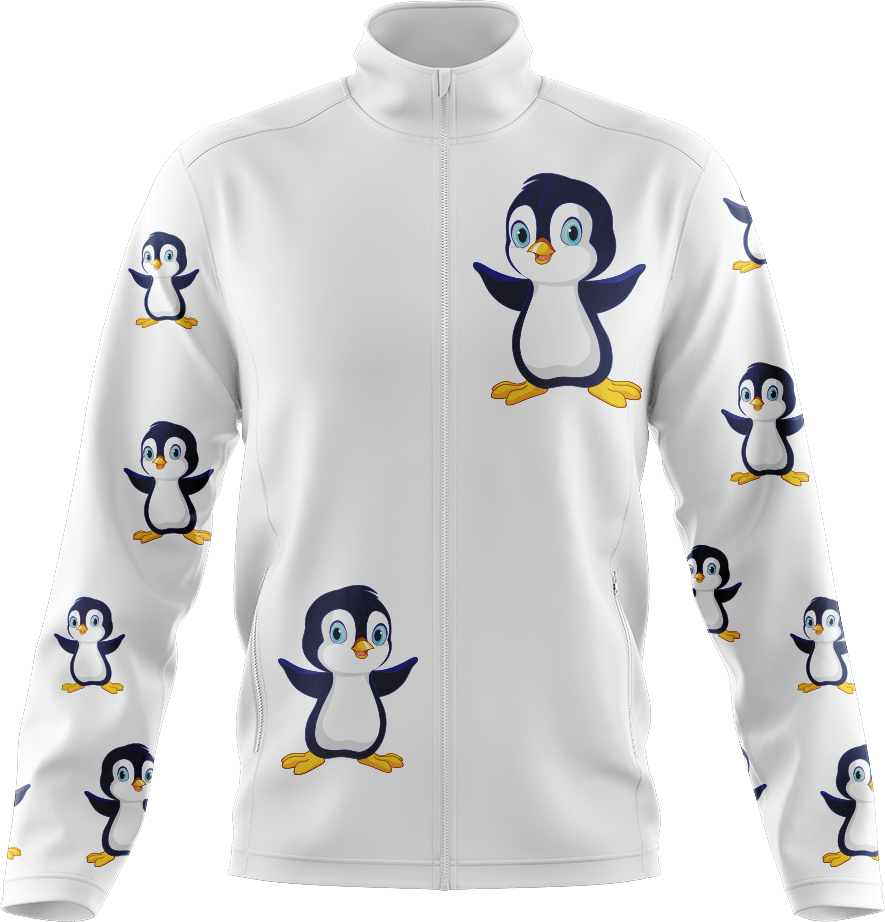 Pranksta Penguin Full Zip Track Jacket - fungear.com.au