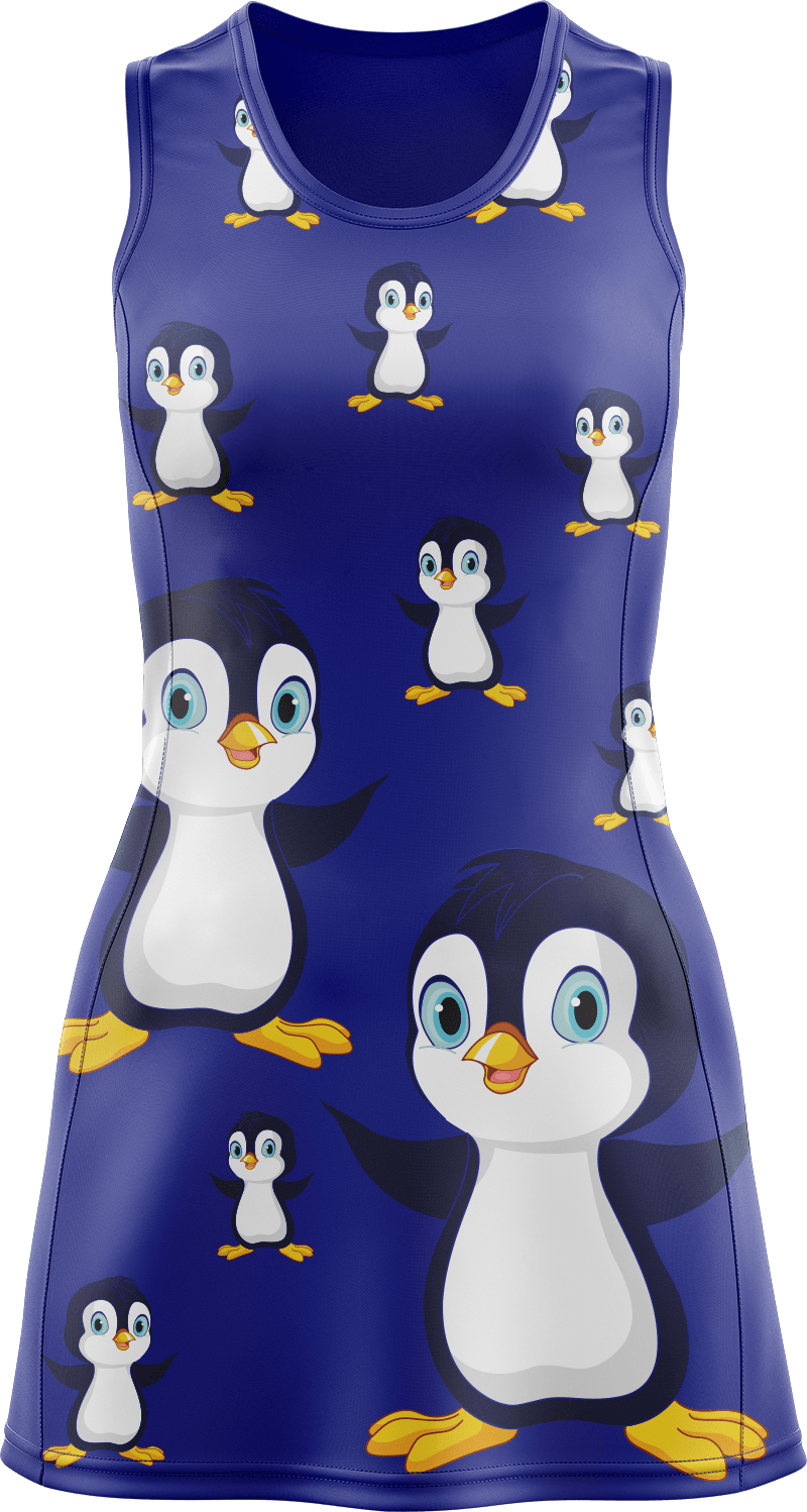 Pranksta Penguin Ladies Mini Dress - fungear.com.au