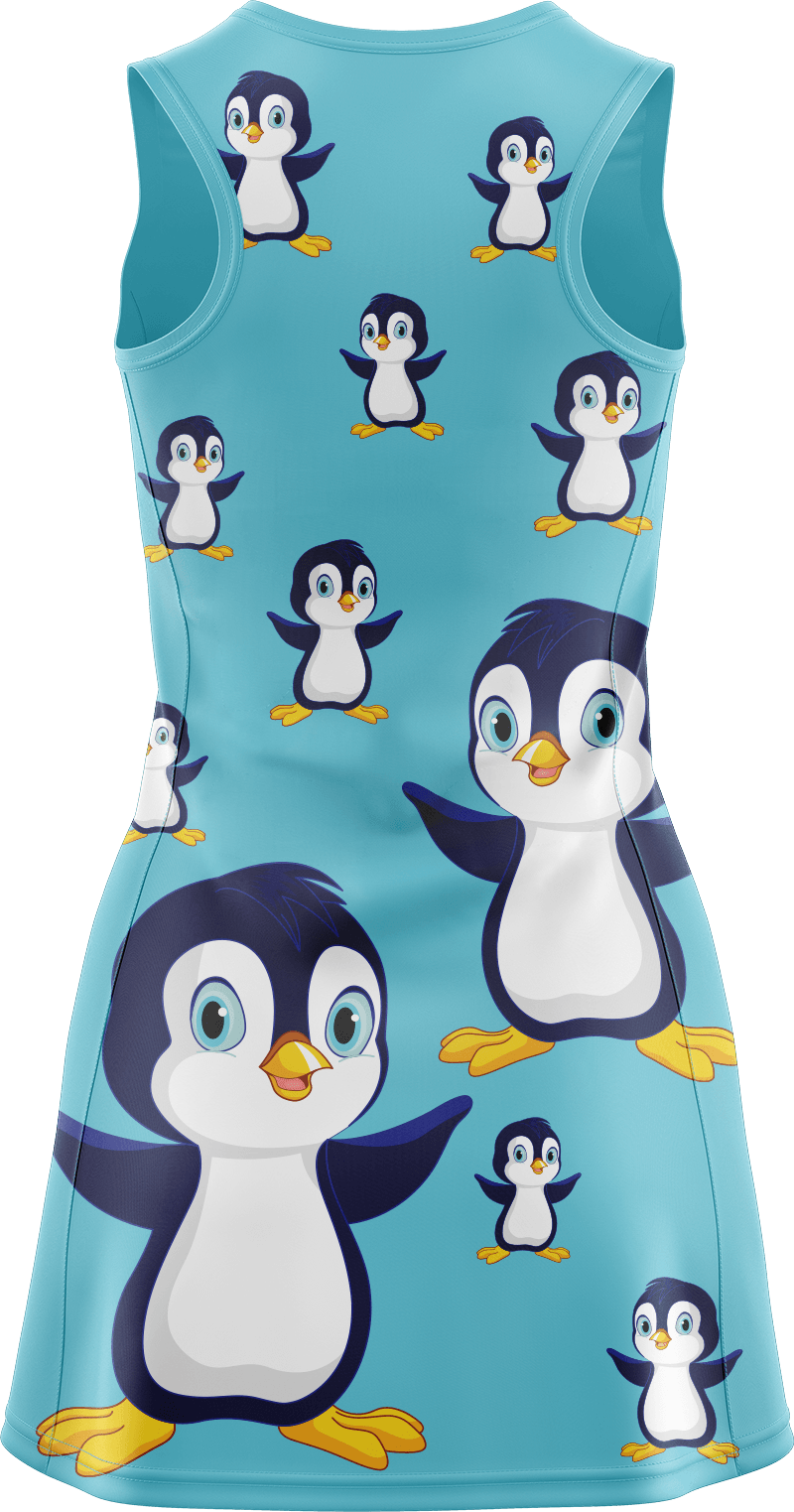 Pranksta Penguin Ladies Mini Dress - fungear.com.au