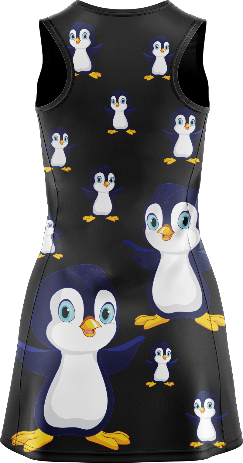 Pranksta Penguin Ladies Mini Dress - fungear.com.au