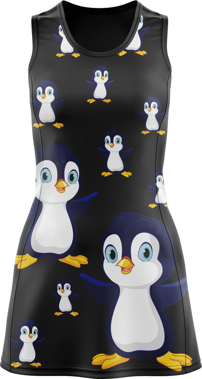 Pranksta Penguin Ladies Mini Dress - fungear.com.au