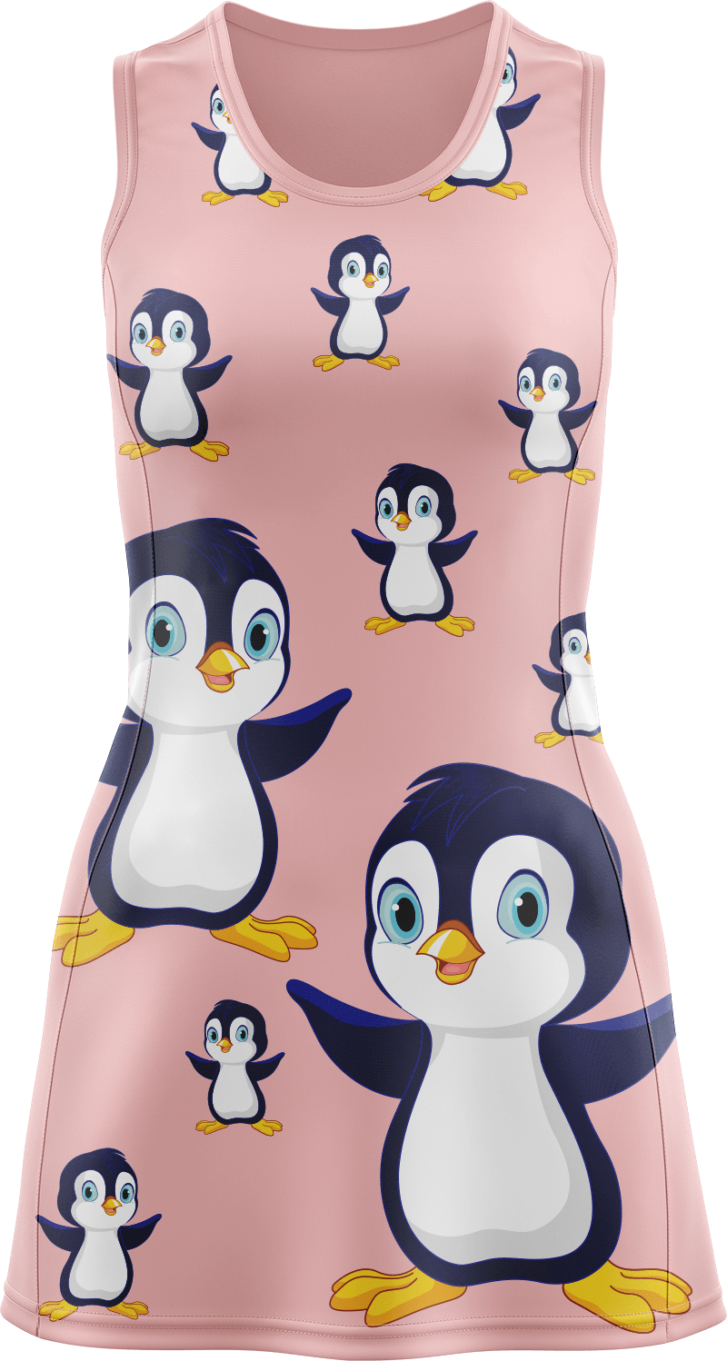 Pranksta Penguin Ladies Mini Dress - fungear.com.au