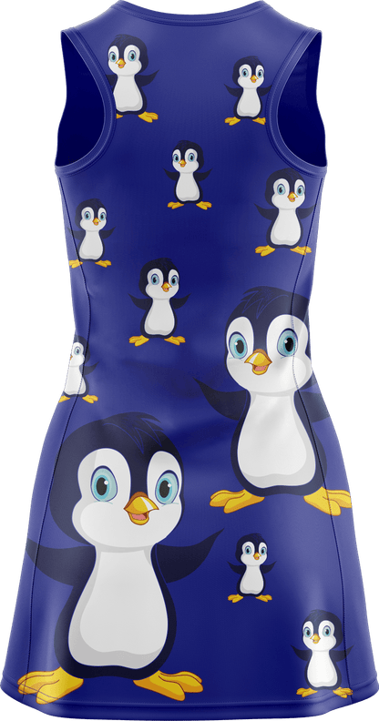 Pranksta Penguin Ladies Mini Dress - fungear.com.au