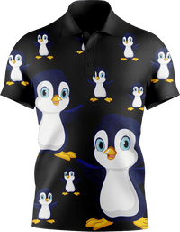 Pranksta Penguin Men's Short Sleeve Polo 3
