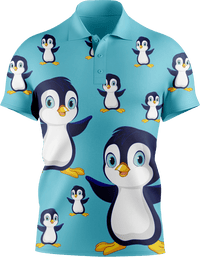 Pranksta Penguin Men's Short Sleeve Polo 4