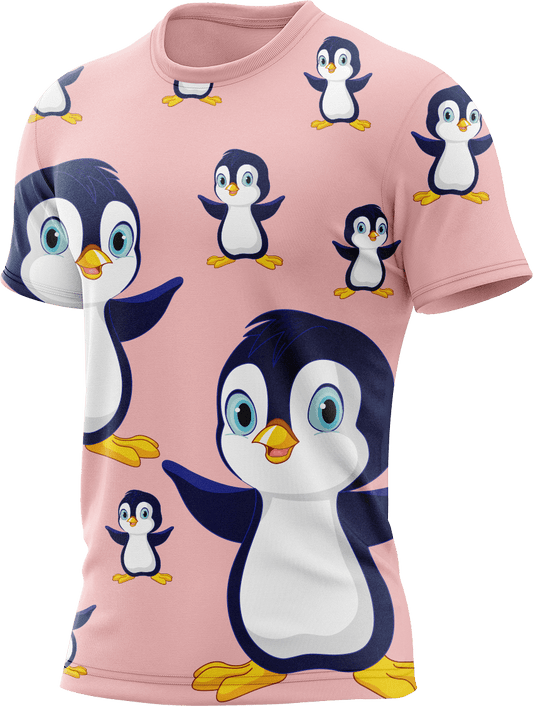 Pranksta Penguin Rash T-Shirt Short Sleeve - fungear.com.au