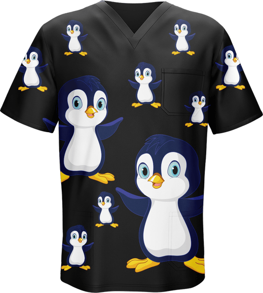 Pranksta Penguin Scrubs - fungear.com.au