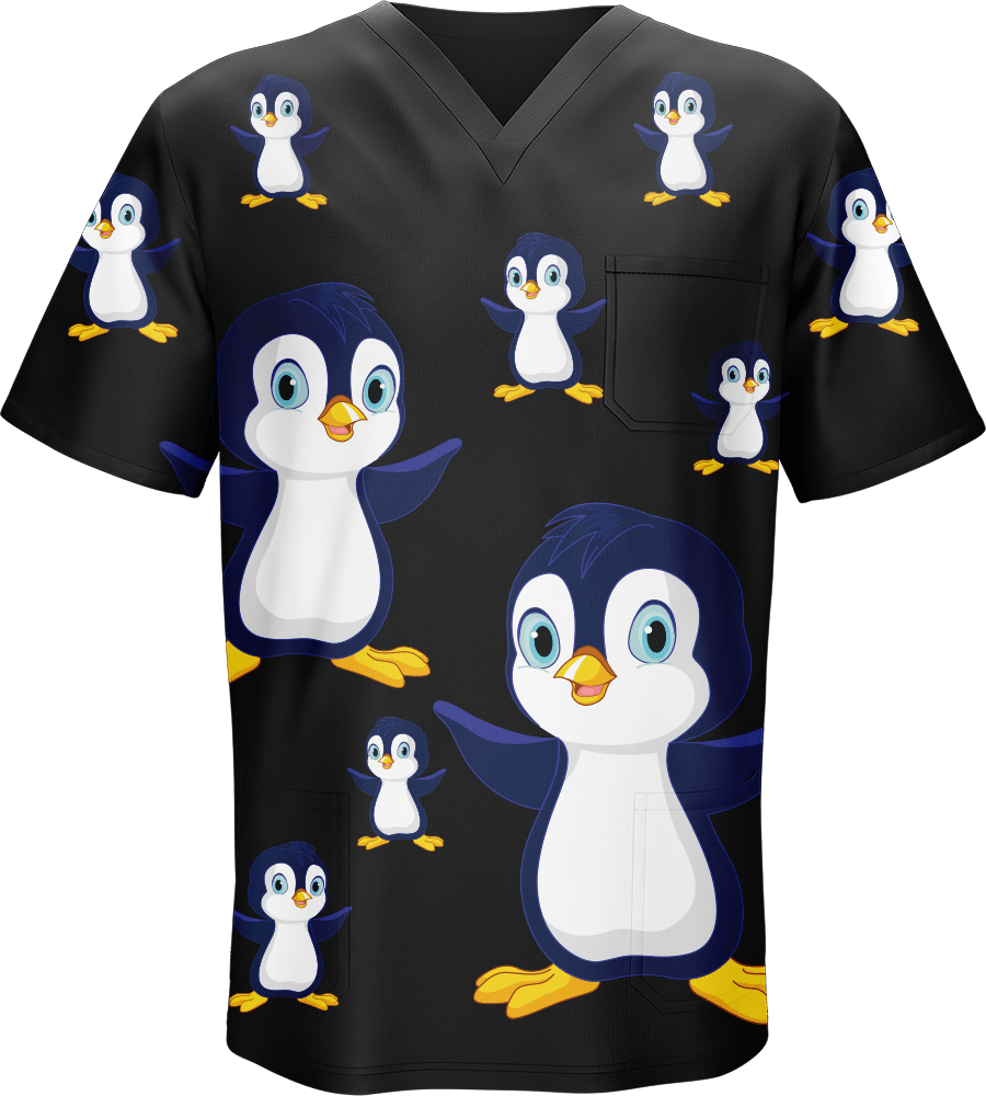 Pranksta Penguin Scrubs