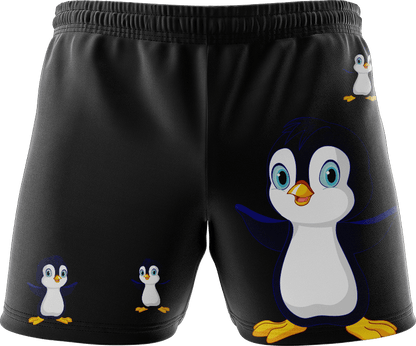 Pranksta Penguin Shorts - fungear.com.au