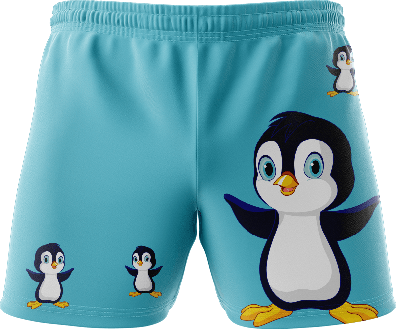 Pranksta Penguin Shorts - fungear.com.au