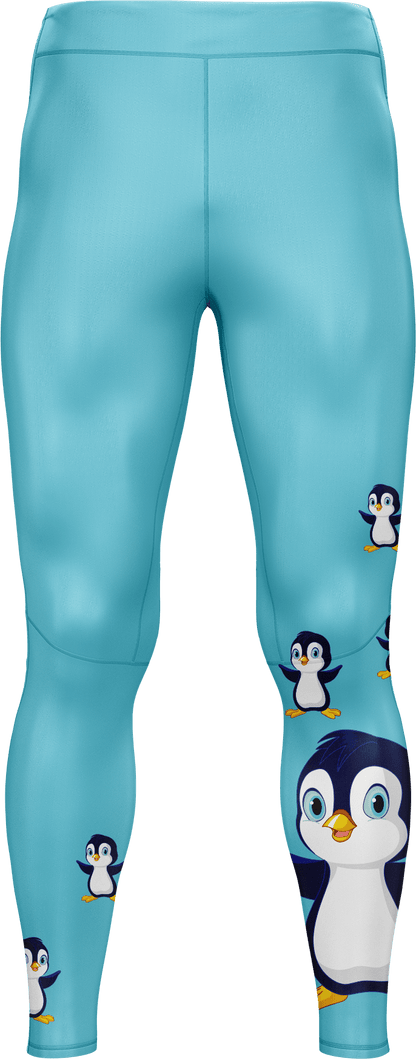 Pranksta Penguin tights 3/4 or full length - fungear.com.au