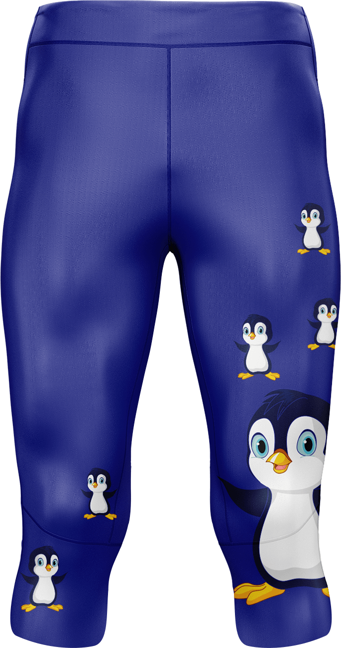 Pranksta Penguin tights 3/4 or full length - fungear.com.au