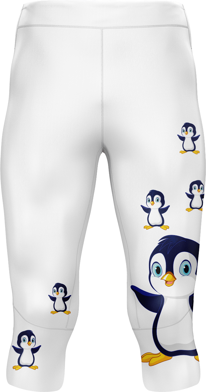 Pranksta Penguin tights 3/4 or full length - fungear.com.au