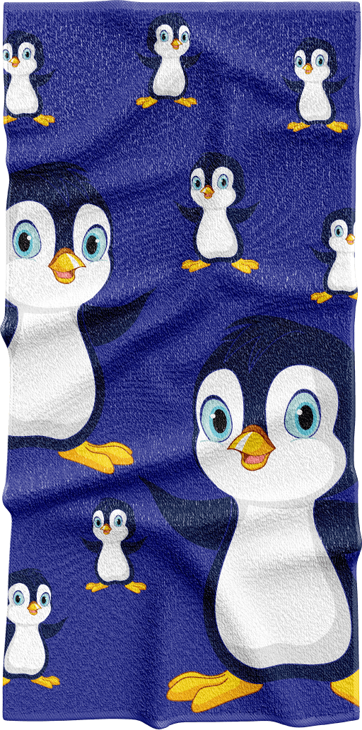 Pranksta Penguin Towels - fungear.com.au