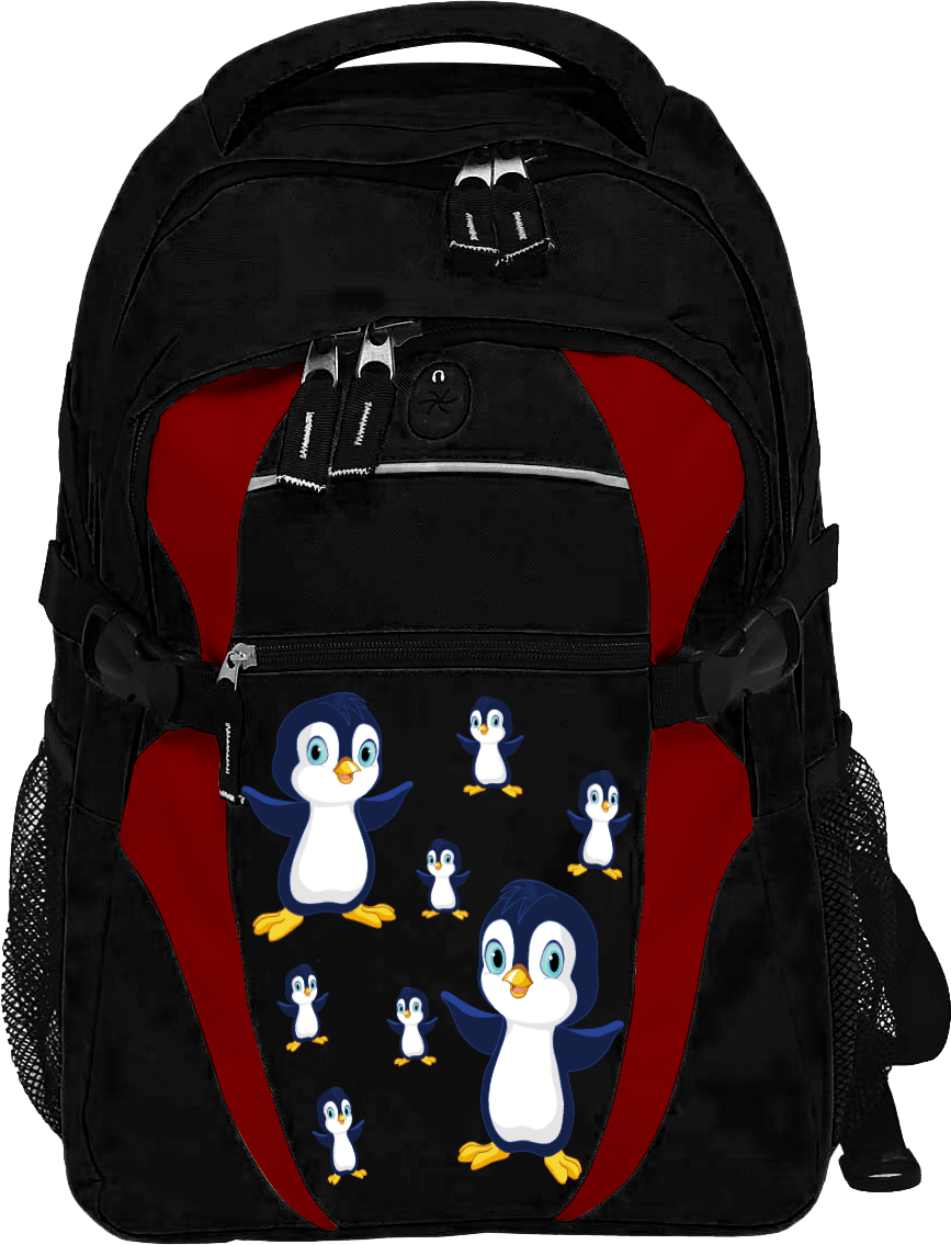 Pranksta Penguin Zenith Backpack Limited Edition - fungear.com.au