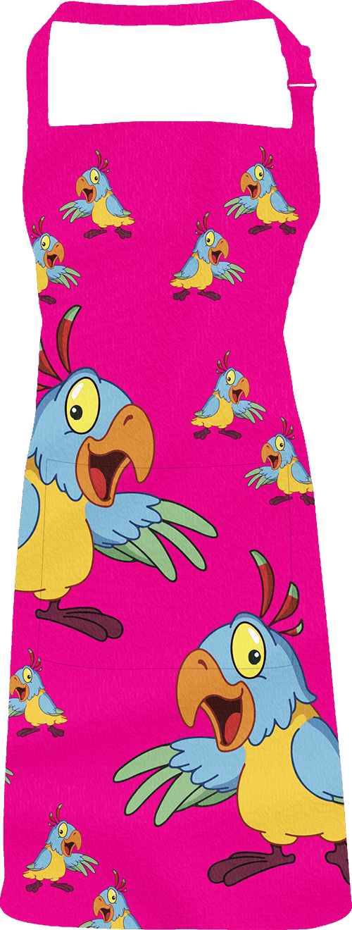 Psycho Parrot Apron - fungear.com.au