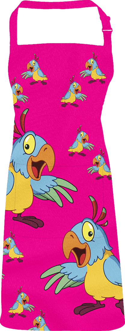 Psycho Parrot Apron - fungear.com.au