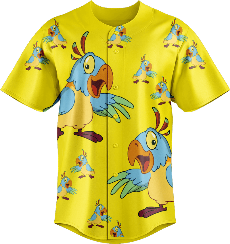 Psycho Parrot Baseball Jerseys