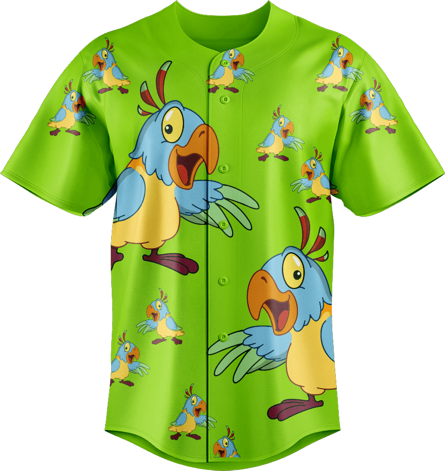 Baseball Parrot Psycho Parrot Baseball Jerseys – fungear.com.au