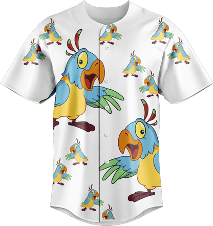 Psycho Parrot Baseball Jerseys - fungear.com.au