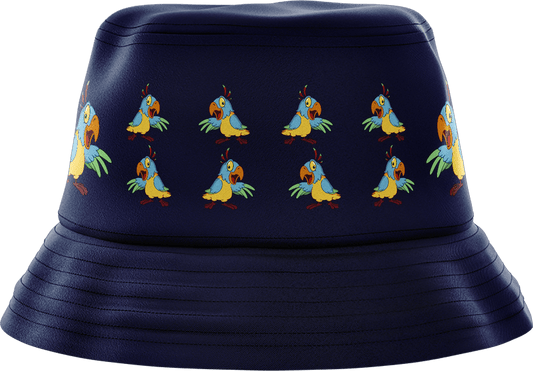 Psycho Parrot Bucket Hat - fungear.com.au