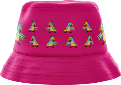 Psycho Parrot Bucket Hat - fungear.com.au