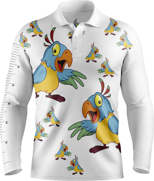Psycho Parrot Fishing Shirts - fungear.com.au
