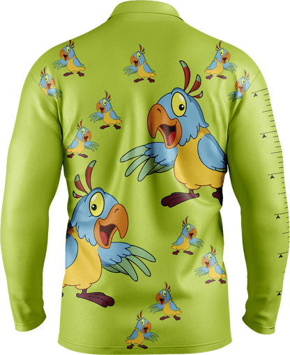 Psycho Parrot Fishing Shirts - fungear.com.au