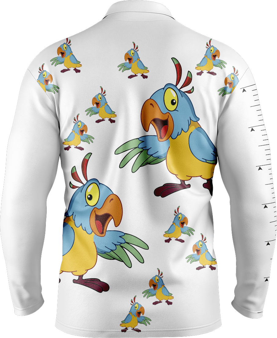 Psycho Parrot Fishing Shirts - fungear.com.au