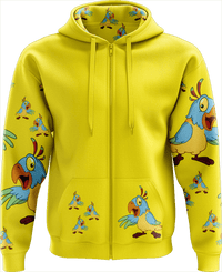 Psycho Parrot Full Zip Hoodies Jacket 2