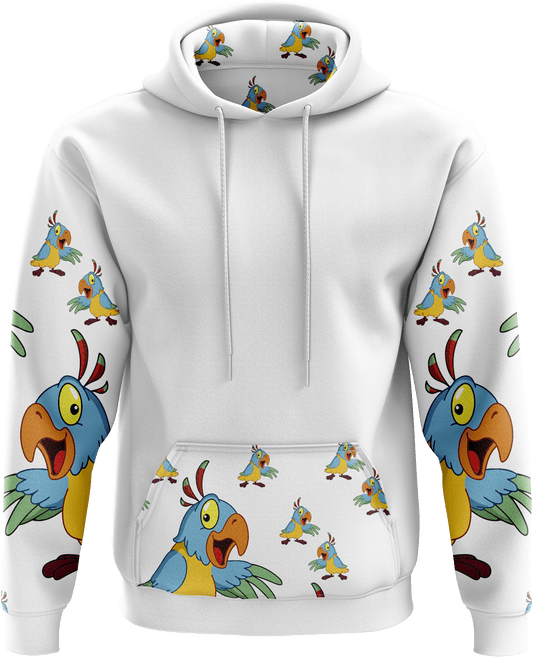 Psycho Parrot Hoodies - fungear.com.au