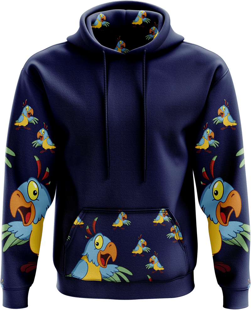 Psycho Parrot Hoodies