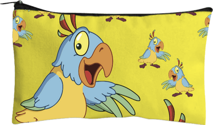 Psycho Parrot Jumbo Pencil Case - fungear.com.au