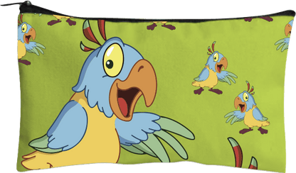 Psycho Parrot Jumbo Pencil Case - fungear.com.au