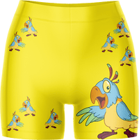 Psycho Parrot Ladies Gym Shorts 3