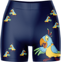 Psycho Parrot Ladies Gym Shorts 4
