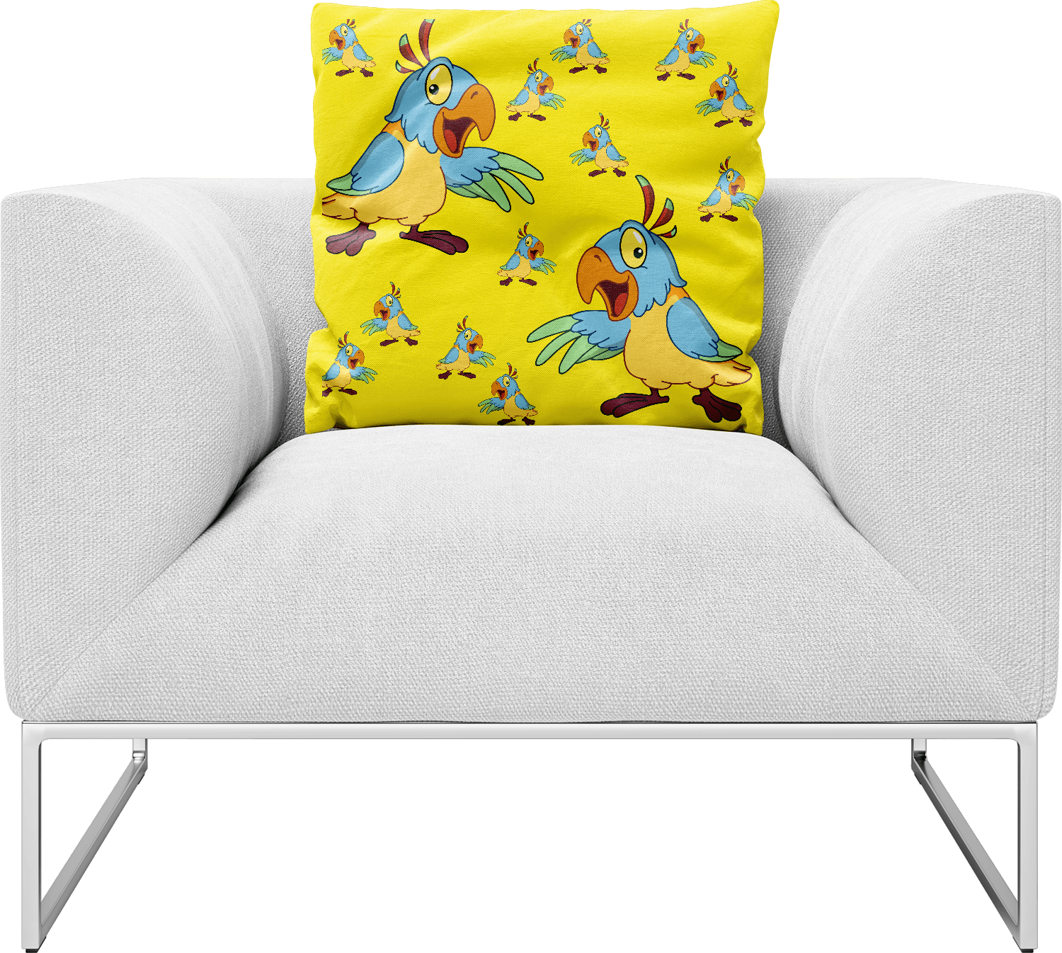 Psycho Parrot Pillows Cushions - fungear.com.au