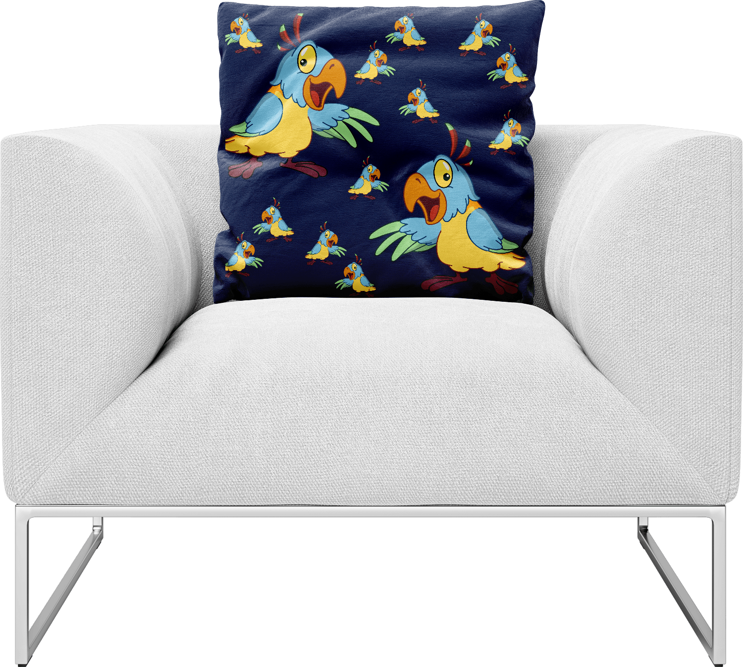 Psycho Parrot Pillows Cushions - fungear.com.au