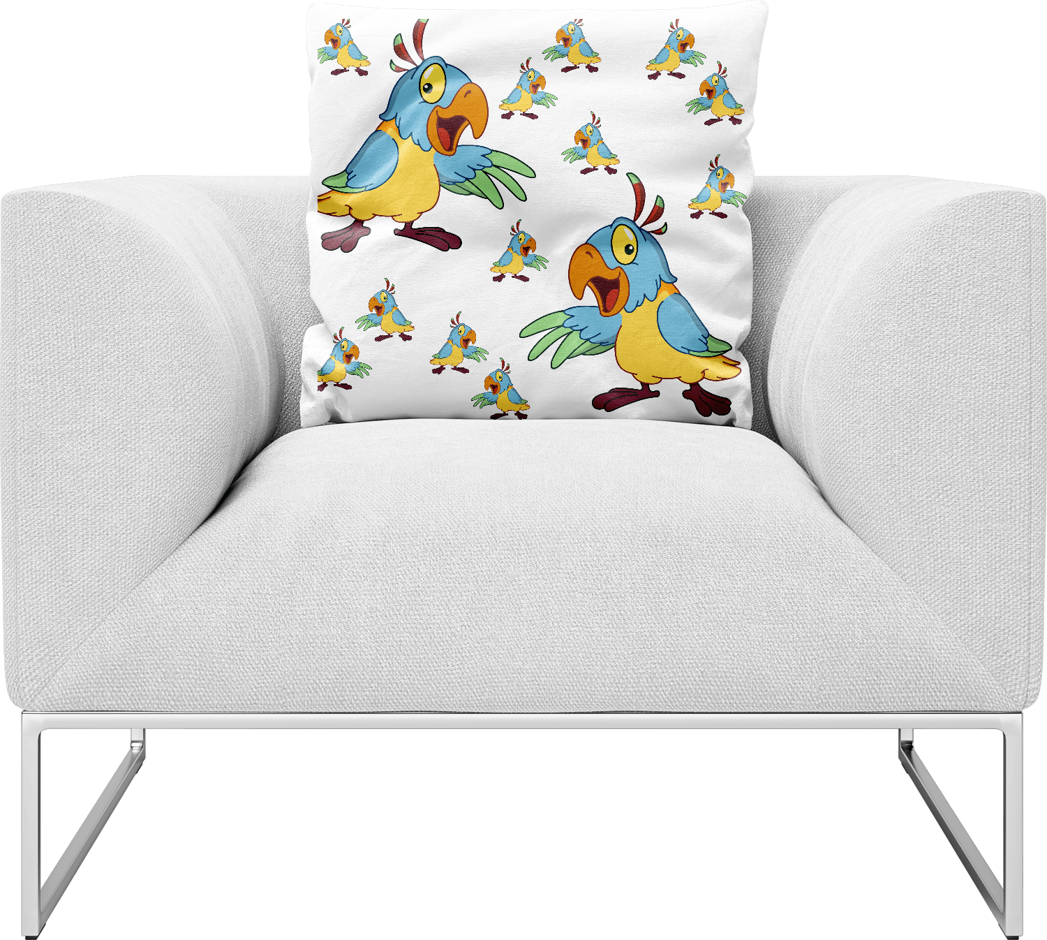 Psycho Parrot Pillows Cushions - fungear.com.au